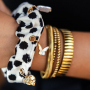 Add charms to your scrunchies 