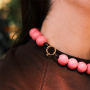 Inspiration time with matte round acrylic beads 