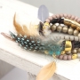 These jewellery with beautiful feathers are totally trendy and super fun to make yourself!