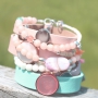These summer Cuoio bracelets and beads are totally hot!