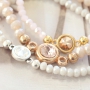 Be inspired by our fun and cute bracelets with trendy top faceted beads!
