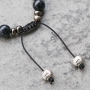 Create cool winter jewellery for men with our natural stone beads, DQ metal and leather