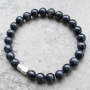 Create cool winter jewellery for men with our natural stone beads, DQ metal and leather