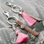 Look even better with your keys by mixing them with our fun tassels and mega trendy findings