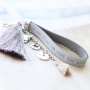 Cool & classy bracelets with flat DQ leather and DQ metal findings for a sophisticated look