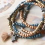 Trendy jewellery with hematite star beads