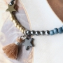 Trendy jewellery with hematite star beads