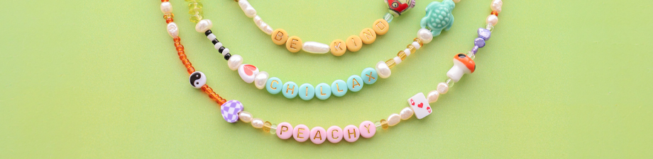 Shop now colourful acrylic letter beads 