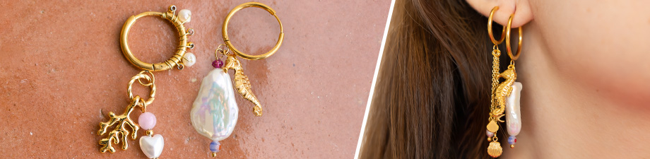 New stainless steel earrings creole with eyelet New stainless steel earrings creole with eyelet