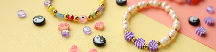 Shop now polymer and acrylic beads in new shapes!