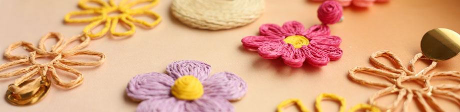 Just in raffia pendants and findings Just in raffia pendants and findings