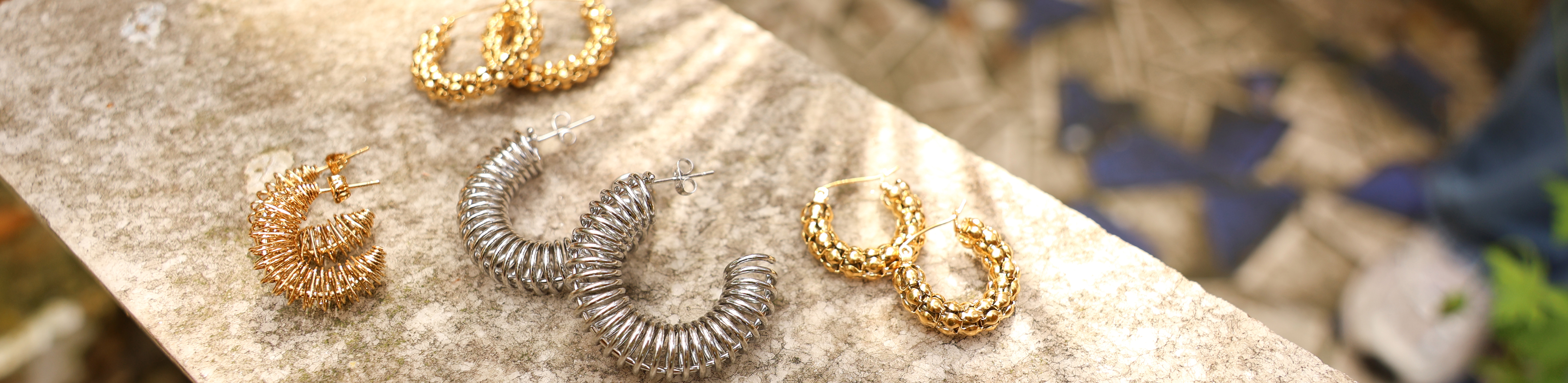 Shop the new collection of stainless steel earrings now