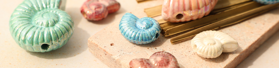 Just in: DQ Greek ceramic shell beads