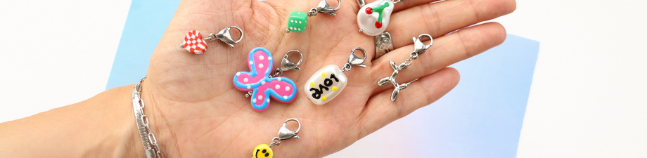 New unique hand-painted acrylic imitation pearls