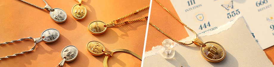 Just in! Unique stainless steel charms with angel numbers