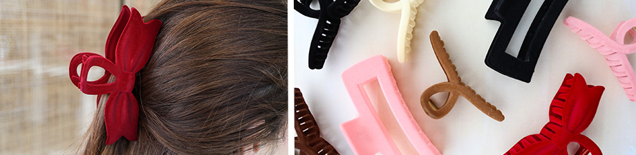 New collection velvet hair clamps New collection velvet hair clamps