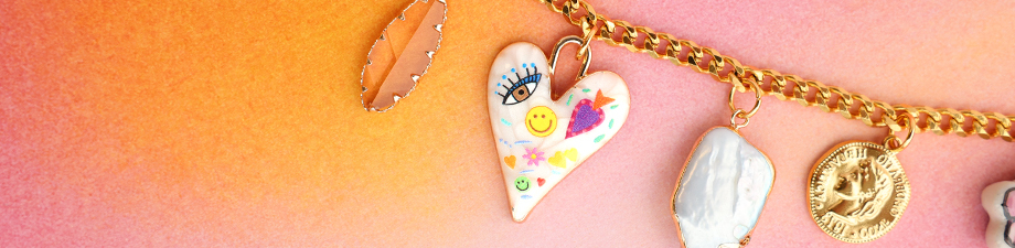 Just in! New series of metal charms with enamel Just in! New series of metal charms with enamel