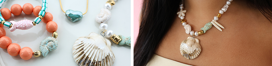 New collection of Greek ceramic beads New collection of Greek ceramic beads