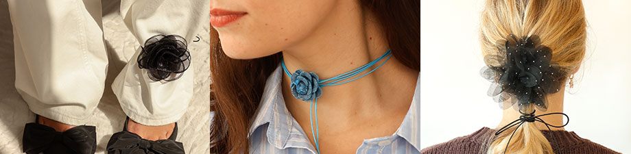 New collection of flower chokers