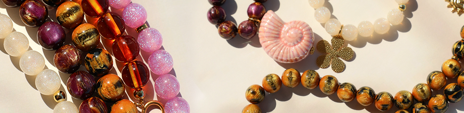 New series of acrylic and resin beads New series of acrylic and resin beads