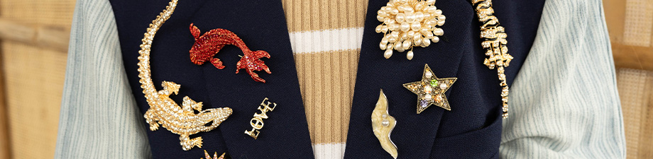 New collection of statement brooches New collection of statement brooches