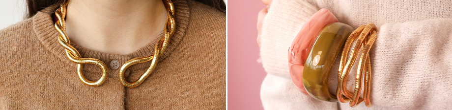 New flexible snake necklaces