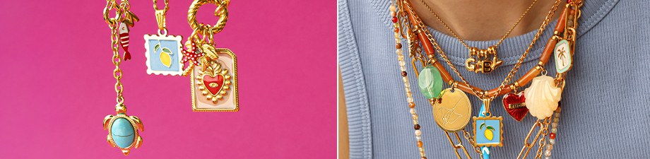 New stainless steel enamel charms