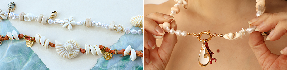 New collection of acrylic beads and pendants