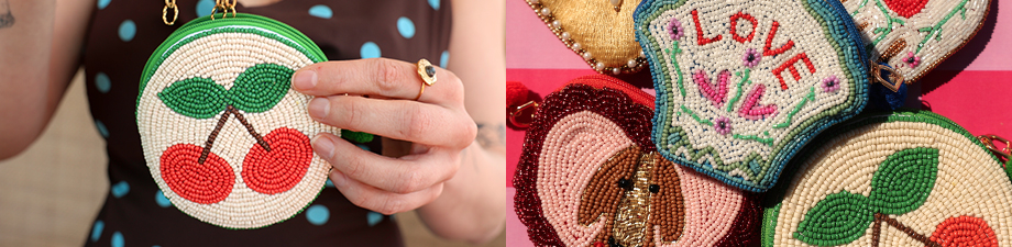 New collection of beaded purses 